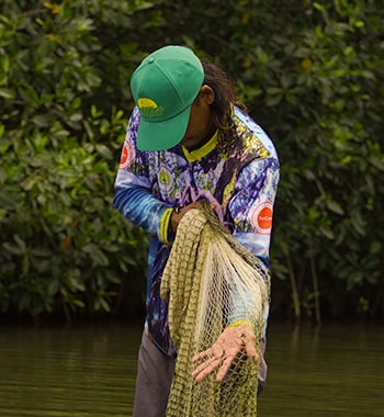 Pesca y cocina de cangrejos